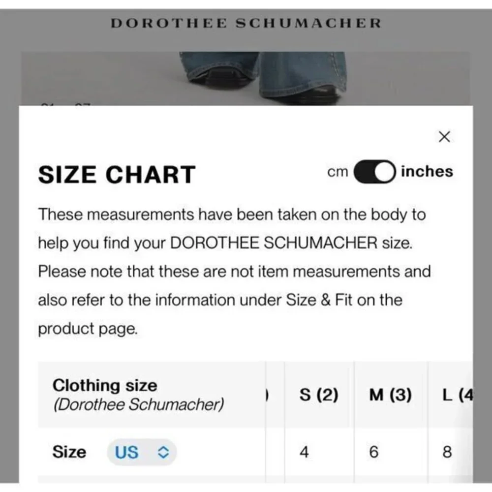 Dorothee Schumacher size dorothee